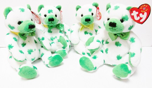 Clover St. Patrick\'s Day 2002 Bear<BR>Ty - Beanie Baby<br>(Click on picture-FULL DETAILS)<br>